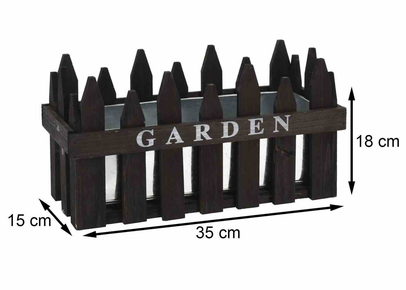 Lillepott Fence, 35 cm hind ja info | Dekoratiivsed lillepotid | kaup24.ee