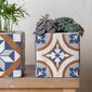 Lillepott Azulejos, 11x11x11 cm hind ja info | Dekoratiivsed lillepotid | kaup24.ee