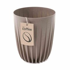 Lillepott Stripped ECO Coffee Latte, 39x39x46 cm hind ja info | Dekoratiivsed lillepotid | kaup24.ee