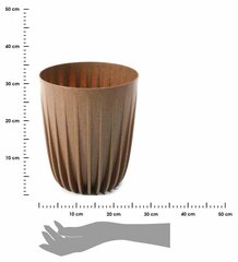 Lillepott Stripped Eco Wood, 25x30 cm hind ja info | Dekoratiivsed lillepotid | kaup24.ee