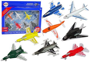 Набор реактивных пассажирских самолетов, 8 шт. цена и информация | Игрушки для мальчиков | kaup24.ee