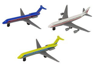 Набор пассажирских самолетов разных цветов, 6 шт. цена и информация | Игрушки для мальчиков | kaup24.ee
