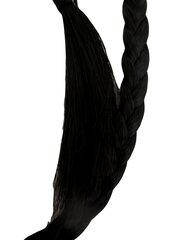 Punutud juuksepats klambriga Vanessa Grey Long Braid-1, 55cm, Jet Black hind ja info | Juuste aksessuaarid | kaup24.ee