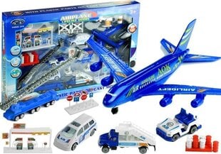 Набор «Самолет в аэропорту» 1:87, аксессуары, 30 предметов цена и информация | Игрушки для мальчиков | kaup24.ee