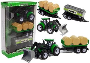 Haagisega traktor koos heinapallidega hind ja info | Poiste mänguasjad | kaup24.ee