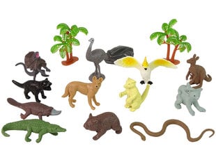 Austraalia loomade figuuride komplekt 12 tk hind ja info | Poiste mänguasjad | kaup24.ee