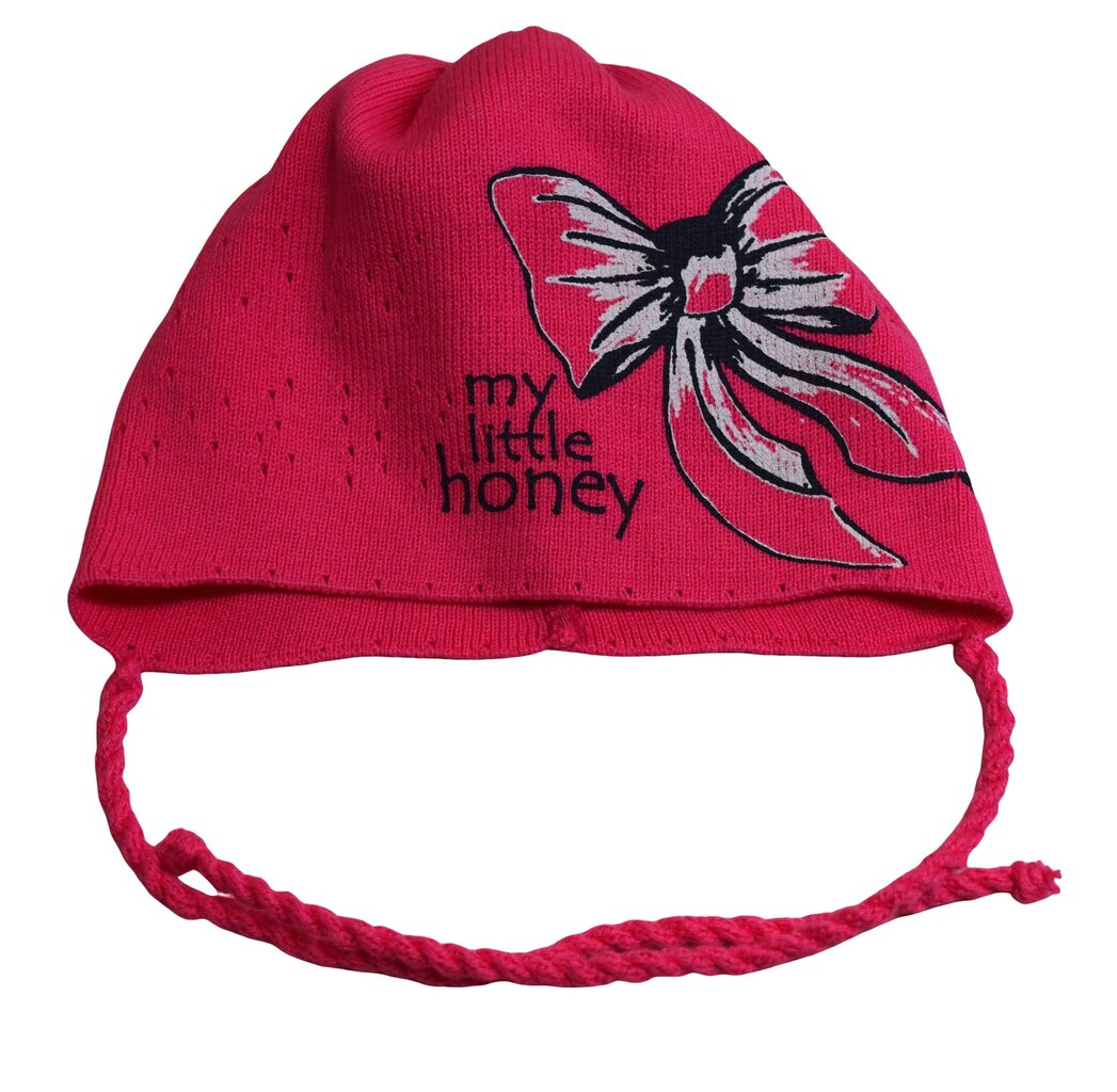 Müts tüdrukutele AJS 38-006, roosa hind ja info | Tüdrukute mütsid, sallid, kindad | kaup24.ee