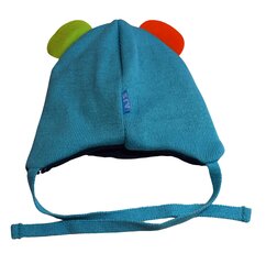 Шапка Ajs 32-016 весна-осень для мальчика синяя цена и информация | Шапки, перчатки, шарфы для мальчиков | kaup24.ee