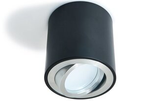 Накладной галогенный светильник Circular LED Cubo, черный/серебристый цена и информация | Потолочные светильники | kaup24.ee