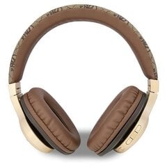 Original Bluetooth Headphones GUESS 4G Script GUBH604GEMW brown цена и информация | Наушники | kaup24.ee