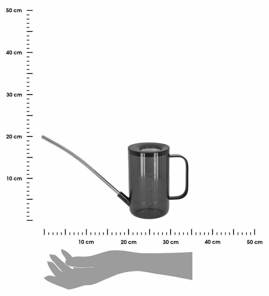 Dekoratiivne kastekann Esschert Design 1 L, hall hind ja info | Kastekannud, voolikud, niisutus | kaup24.ee