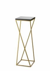 LOFT 70 cm MDF kuldne seisev lillepeenar Mustast metallist ja MDFist valmistatud soliidne ja stiilne LOFT kuldne lillepeenar. цена и информация | Подставки для цветов, держатели для вазонов | kaup24.ee