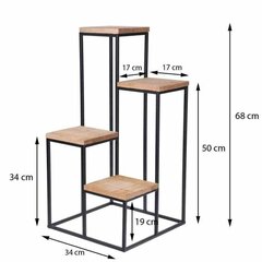 Lillealus 4 lillele Vildes, 68 cm цена и информация | Подставки для цветов, держатели для вазонов | kaup24.ee