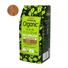 Taimne juuksevärv Radico Color Me Organic Caramel Blonde, 100 g hind ja info | Juuksevärvid | kaup24.ee