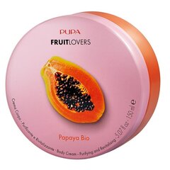 Крем для тела Pupa Milano Fruit Lovers Body Cream Papaya, 150 мл цена и информация | Кремы, лосьоны для тела | kaup24.ee