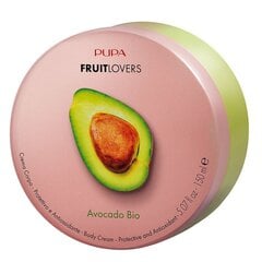 Крем для тела Pupa Milano Fruit Lovers Body Cream Avocado, 150 мл цена и информация | Кремы, лосьоны для тела | kaup24.ee