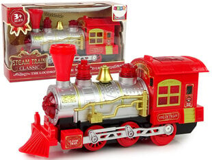 Рождественские огни локомотива звучат красным цветом, работают от батареек цена и информация | Декорации | kaup24.ee
