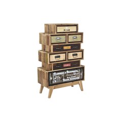 Тумба с ящиками DKD Home Decor Ель Натуральный MDF Vintage (70 x 33,5 x 111 cm) цена и информация | Комоды | kaup24.ee