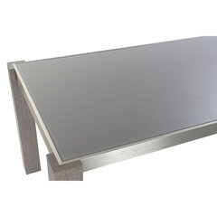 Обеденный стол DKD Home Decor Стеклянный Серый Алюминий Дуб Каленое стекло (162 x 92 x 74 cm) цена и информация | Кухонные и обеденные столы | kaup24.ee