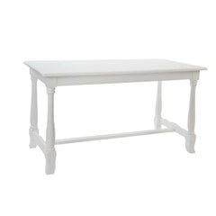 Обеденный стол DKD Home Decor Деревянный Белый (180 x 90 x 80 cm) цена и информация | Кухонные и обеденные столы | kaup24.ee
