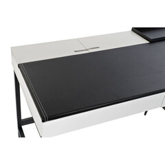 Laud DKD Home Decor Must Metall MDF 110 x 55 x 76 cm, valge hind ja info | Arvutilauad, kirjutuslauad | kaup24.ee