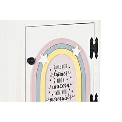 Ночной столик DKD Home Decor Детский Серый Розовый Белый Жёлтый (40 x 29 x 73,5 cm) цена и информация | Прикроватные тумбочки | kaup24.ee