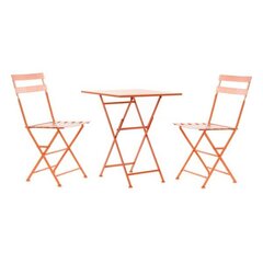 Стол и 2 стула DKD Home Decor Коралл Металл (3 pcs) цена и информация | Комплекты мебели для столовой | kaup24.ee