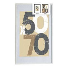 Pildiraamid Valge Puit MDF 62,5 x 2,5 x 92,5 cm цена и информация | Рамки, фотоальбомы | kaup24.ee