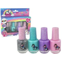 Beauty Set Nail Polishes Delicate Colors 4 Pieces hind ja info | Laste ja ema kosmeetika | kaup24.ee