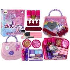 Laste kosmeetikakomplekt Nail Painting Set Makeup XXL Handbag цена и информация | Косметика для мам и детей | kaup24.ee