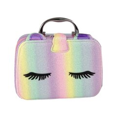 Laste ilukomplekt LeanToys Beauty Set in Glitter Suitcase, 1 tk цена и информация | Косметика для мам и детей | kaup24.ee