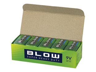 Батарея BLOW 9В, 10 шт. цена и информация | Батерейки | kaup24.ee
