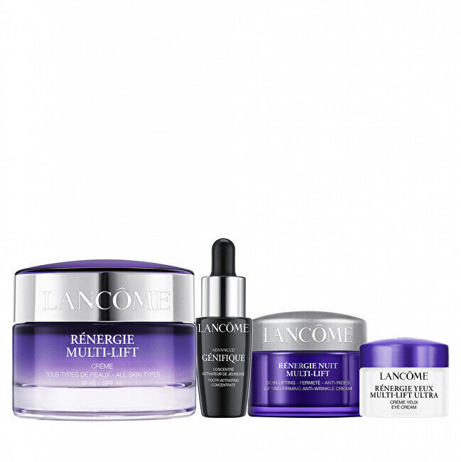 Näohoolduskomplekt Lancôme Rénergie Multi-Lift naistele: päevakreem SPF15, 50 ml + öökreem Lifting Firming Anti-Wrinkle Night Cream, 15 ml + silmakreem Lifting Filler, 5 ml + näoseerum Youth Activating Concentrate, 10 ml цена и информация | Näokreemid | kaup24.ee