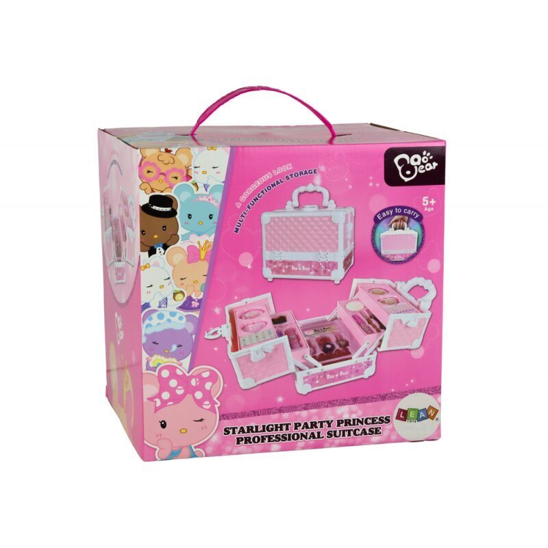Laste ilukomplekt Boo Bear Large Pink Case Beauty Set Makeup Nails, 1 tk цена и информация | Laste ja ema kosmeetika | kaup24.ee