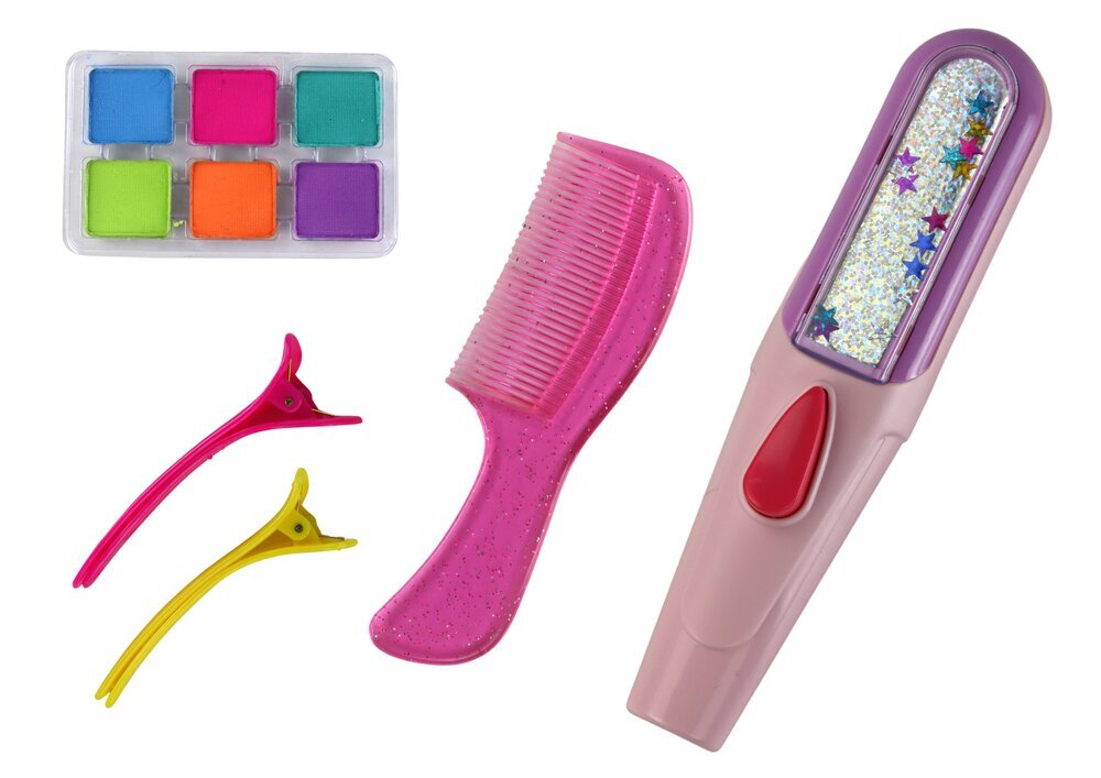 Laste ilukomplekt LeanToys Hair Painting Set Beauty Set Accessories, 1 tk hind ja info | Laste ja ema kosmeetika | kaup24.ee