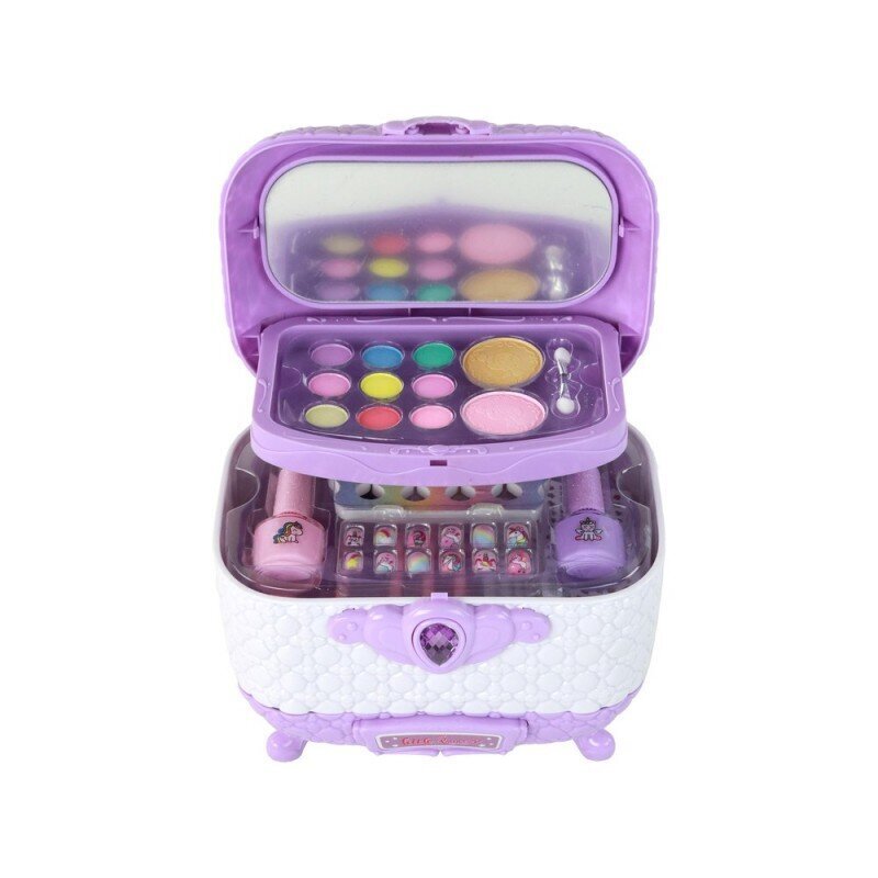 Laste ilukomplekt LeanToys Purple Beauty Set, 1 tk цена и информация | Laste ja ema kosmeetika | kaup24.ee