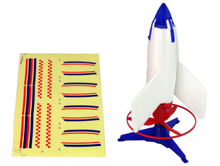 Ракетная установка Летающее зарядное устройство Белый 21 см цена и информация | Игрушки для мальчиков | kaup24.ee