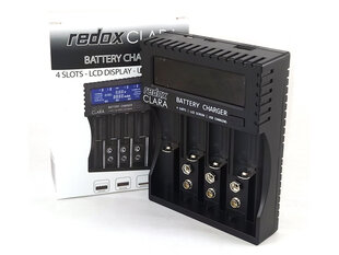 REDOX CLARA AAA / AA laadija x4 цена и информация | Зарядные устройства | kaup24.ee