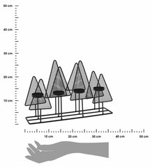 Jõulupuu küünlajalg, 38x25x9 cm hind ja info | Jõulukaunistused | kaup24.ee