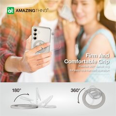 Чехол Amazing Thing Minimal Magsafe Grip Ring Case S24PMRMINCL для Samsung Galaxy S24 Plus, прозрачный цена и информация | Чехлы для телефонов | kaup24.ee