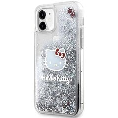 Hello Kitty Liquid Glitter Charms Kitty Head Case for iPhone 11 | Xr - Silver цена и информация | Чехлы для телефонов | kaup24.ee