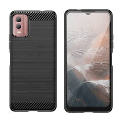 Силиконовый чехол Carbon Case для Nokia C32 - черный цена и информация | Чехлы для телефонов | kaup24.ee