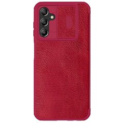 Nillkin Qin Book PRO Case for Samsung Galaxy A14 4G Red цена и информация | Чехлы для телефонов | kaup24.ee