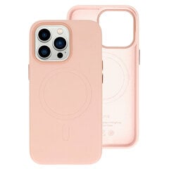 Кожаный чехол MagSafe для iPhone 15 Pro, светло-розовый цена и информация | Чехлы для телефонов | kaup24.ee