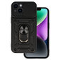 Slide Camera Armor Case iPhone 14 Black цена и информация | Telefoni kaaned, ümbrised | kaup24.ee