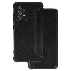 Кожаный чехол-книжка с бритвой для Xiaomi Redmi 9C, черный цена и информация | Чехлы для телефонов | kaup24.ee