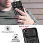 Slide Camera Armor Case Motorola Moto G04 Black цена и информация | Telefoni kaaned, ümbrised | kaup24.ee