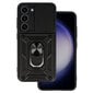 Slide Camera Armor Case Samsung Galaxy S23 Black цена и информация | Telefoni kaaned, ümbrised | kaup24.ee