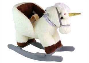 Лошадь-качалка Рокер Белый Единорог цена и информация | Игрушки для малышей | kaup24.ee