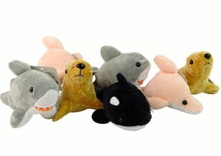 Pehmed mereloomade komplekt Lean Toys, 4 tk. цена и информация | Мягкие игрушки | kaup24.ee